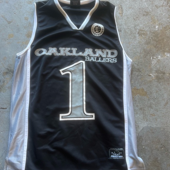 Black Oakland Jersey size Large - Picture 4 of 5